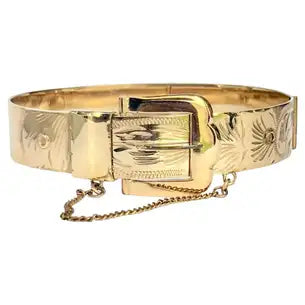 Victorian Rolled Gold Buckle Bangle