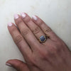 Vintage Lapis Lazuli and 15 Carat Gold Signet Ring