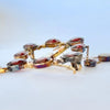 Edwardian Garnet, Opal and 9 Carat Gold Pendant or Brooch