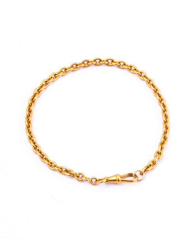 Edwardian 18 Carat Gold Chain Bracelet