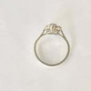 Art Deco Diamond and Emerald Platinum Ring