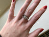 Art Deco Diamond 18 Karat White Gold Ring